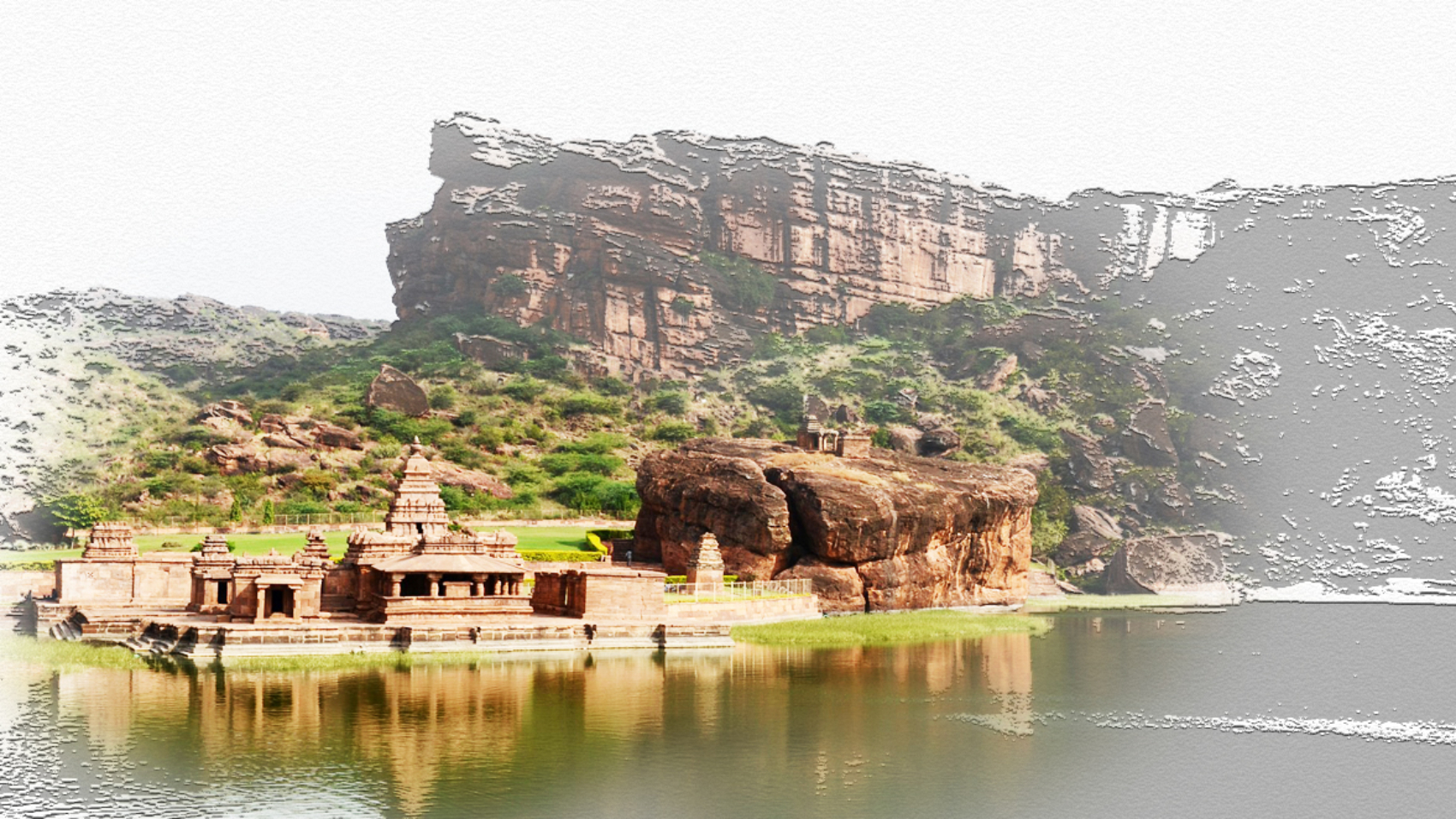 Cave-Temples-of-Badami-Badami-6th-and-8th-centuries-AD-Karnataka